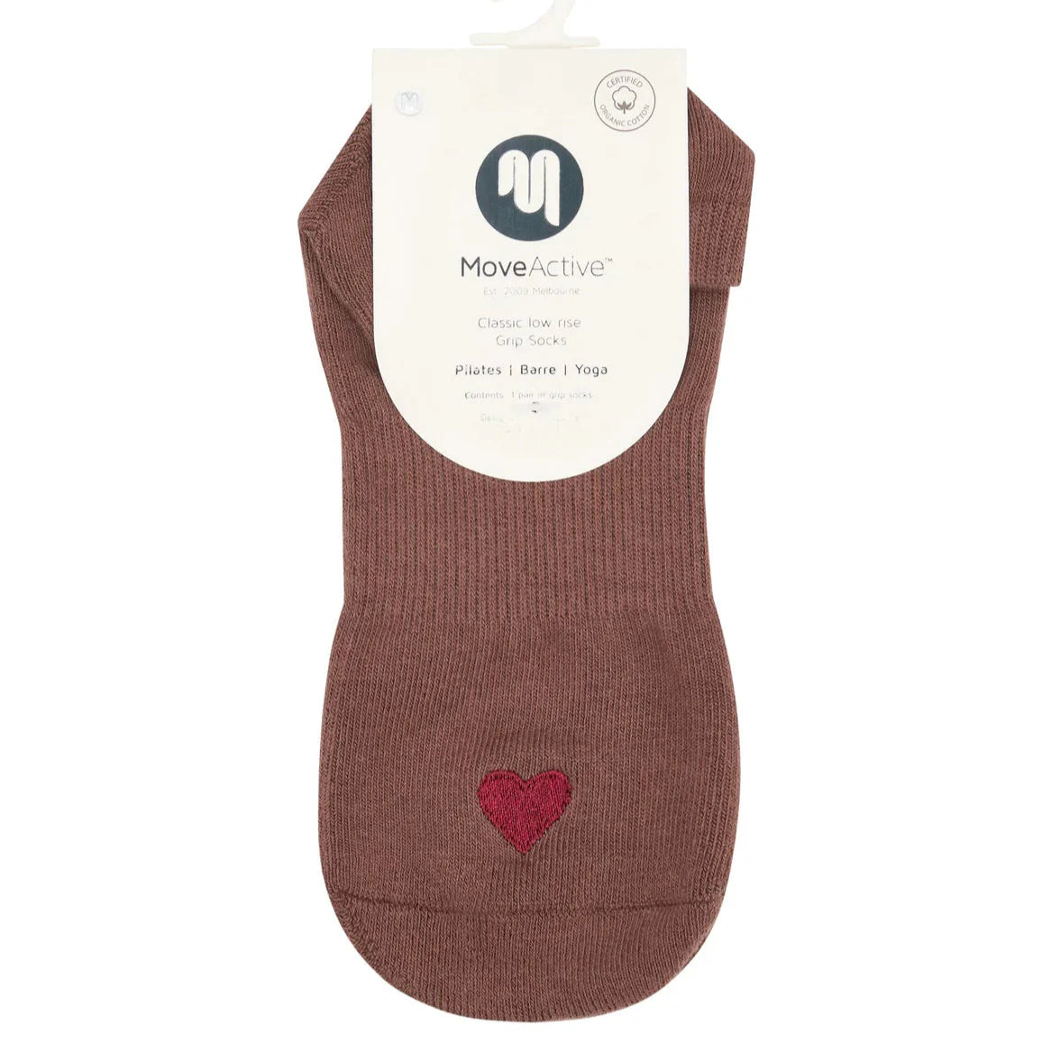 Classic Low Rise Socks - Heartfelt (Barre / Pilates)