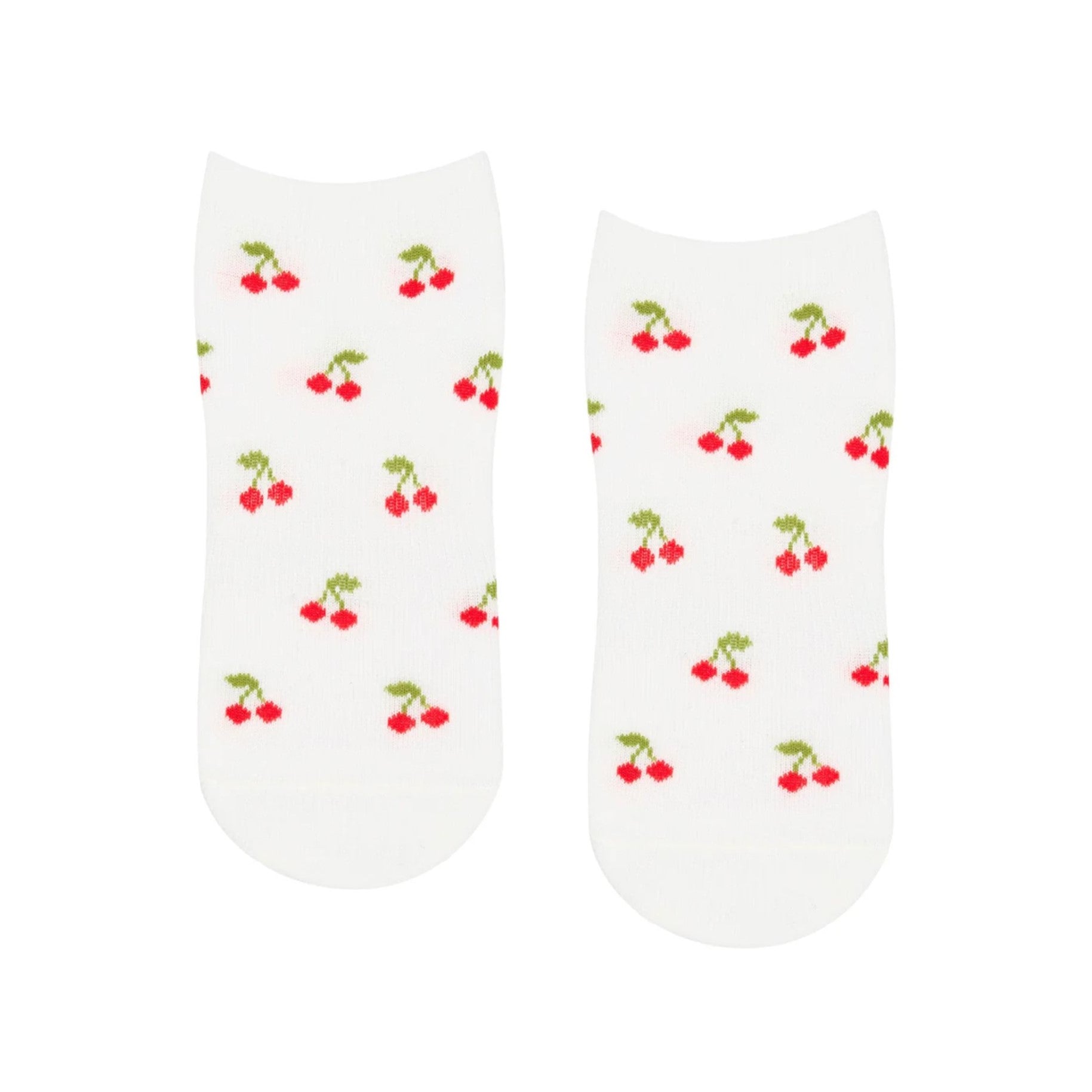 Classic Low Rise Grip Socks - Cherry Pop (Barre / Pilates)