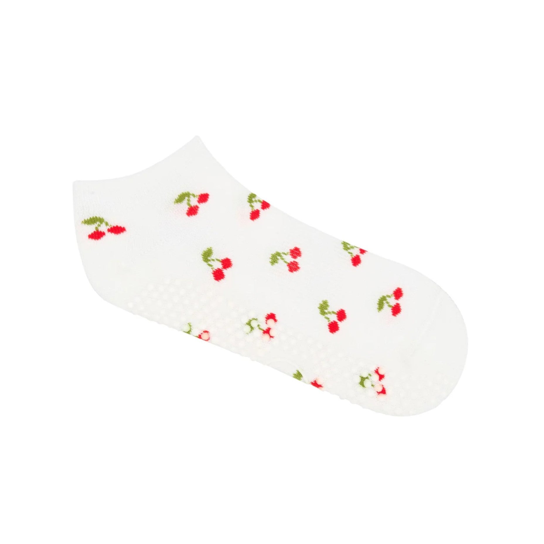 Classic Low Rise Grip Socks - Cherry Pop (Barre / Pilates)
