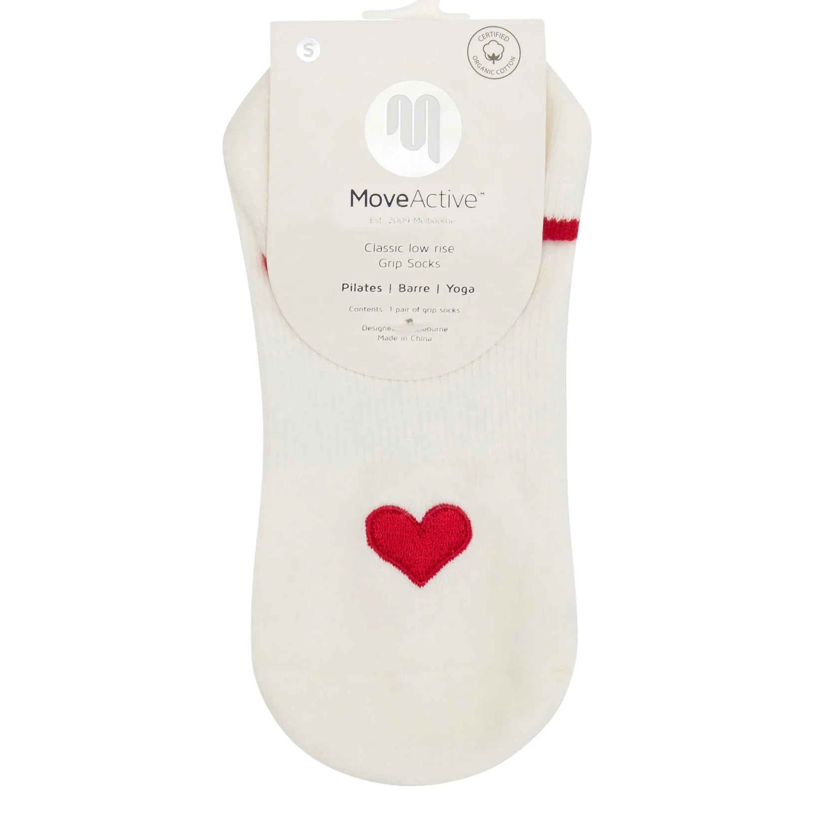 Classic Low Rise Grip Socks - Love Struck (Barre / Pilates)