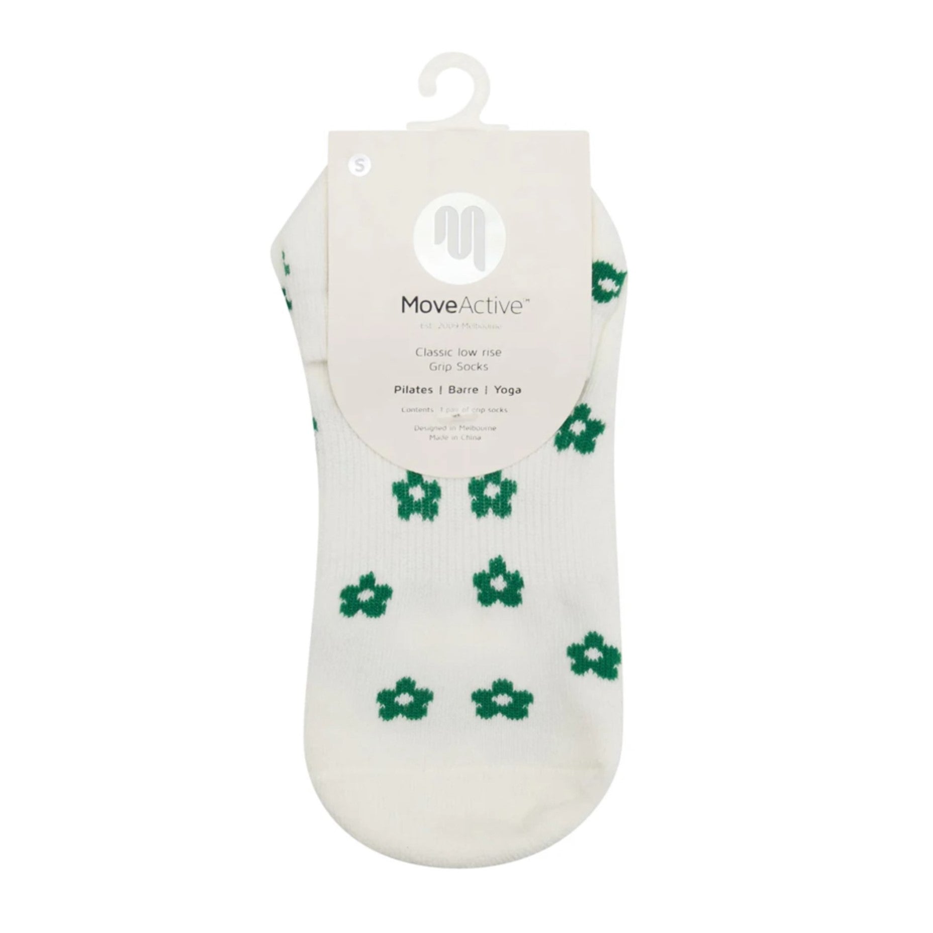 Classic Low Rise Grip Socks - Petite Bloom (Barre / Pilates)