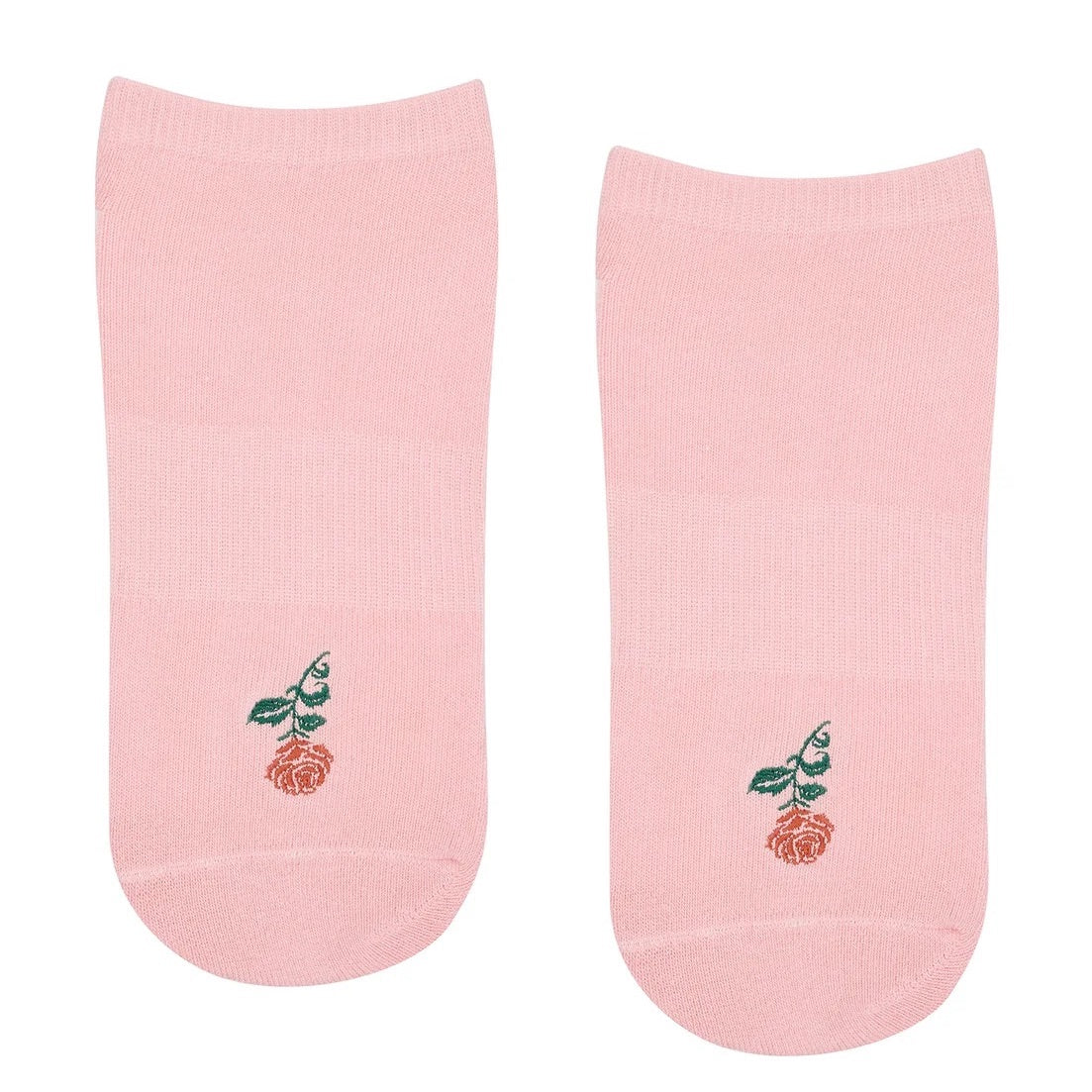 Classic Low Rise Grip Socks - Vintage Rose (Barre / Pilates)