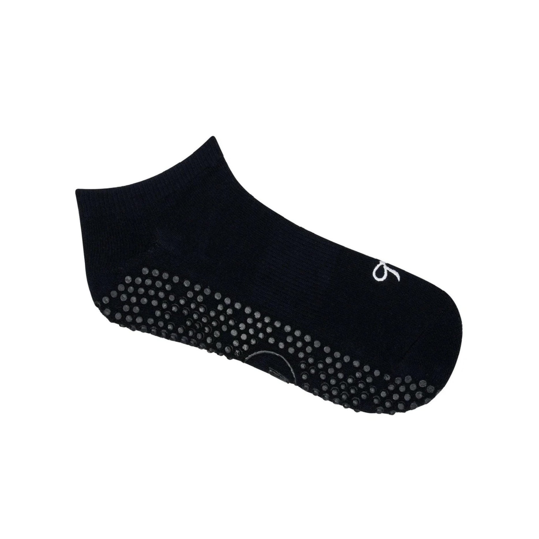 Classic Low Rise Grip Socks - Whimsy Bow (Barre / Pilates)