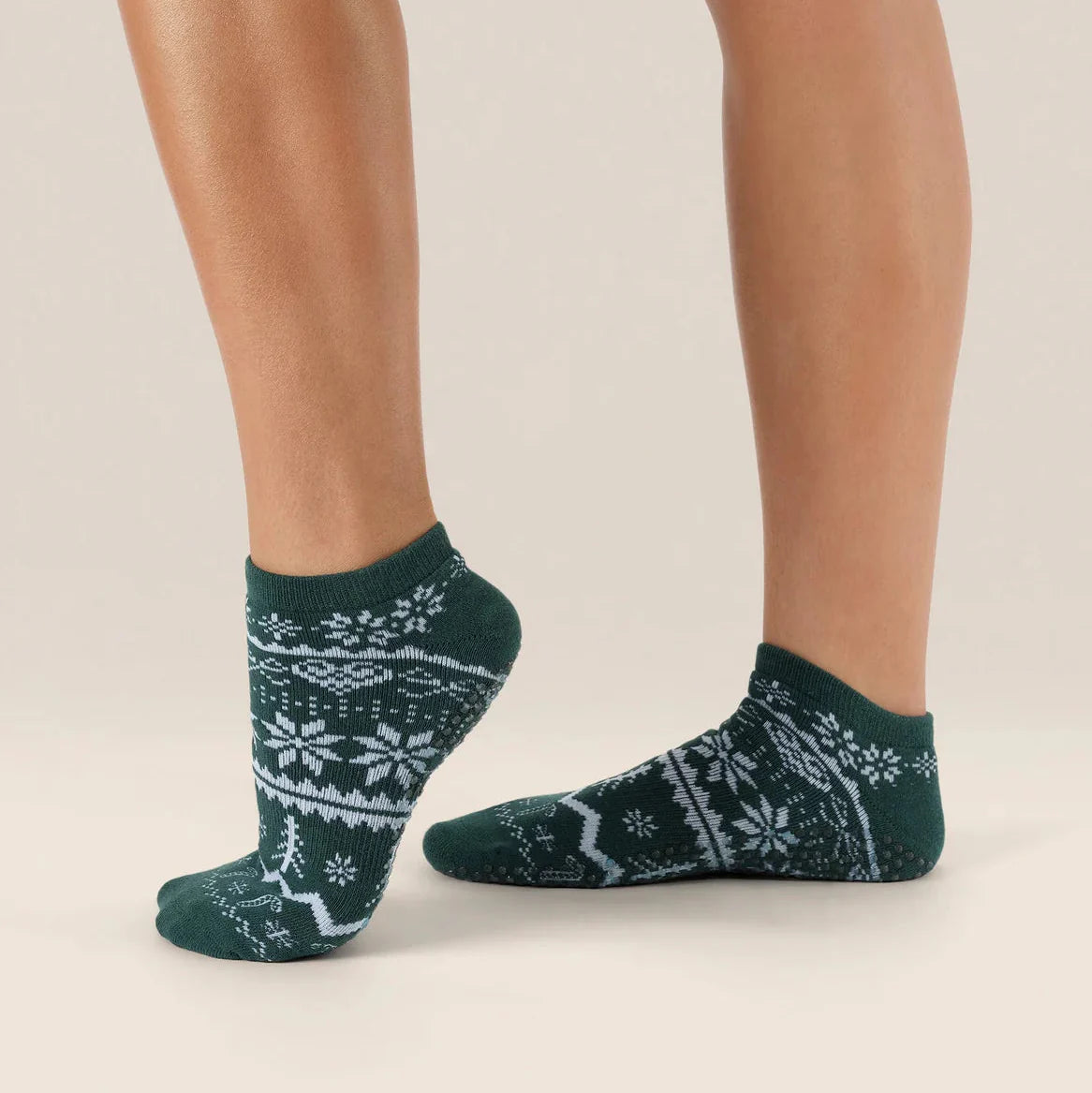 Classic Grip Socks - Snow Pine (Barre / Pilates)