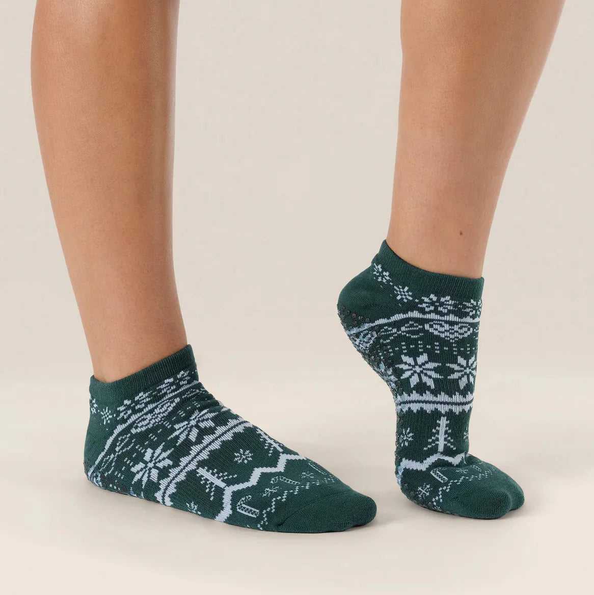 Classic Grip Socks - Snow Pine (Barre / Pilates)