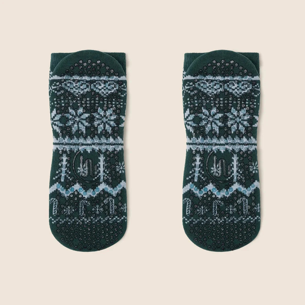 Classic Grip Socks - Snow Pine (Barre / Pilates)