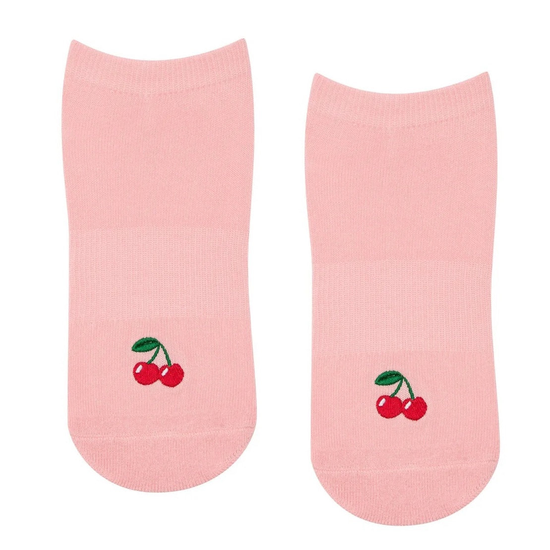 Classic Low Rise Grip Socks - Sweet Cherry (Barre / Pilates)