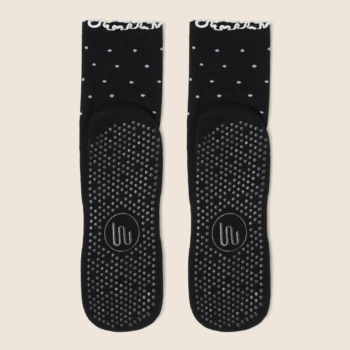 Crew Grip Socks - Ruffle Spots (Barre / Pilates)
