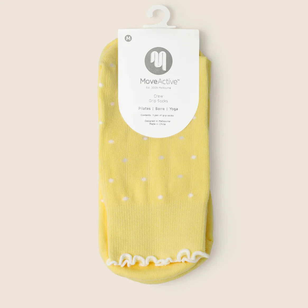 Crew Grip Socks - Ruffle Spots (Barre / Pilates)