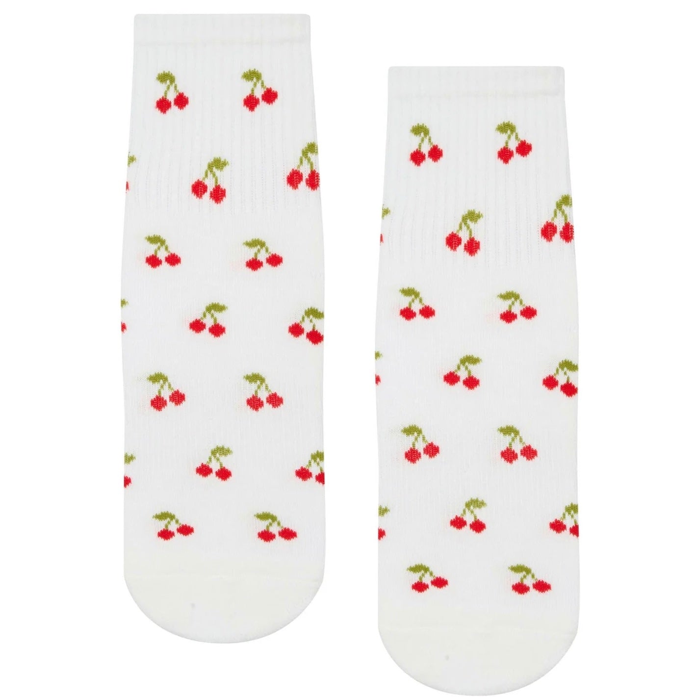 Crew Grip Socks - Cherry Pop (Barre / Pilates)