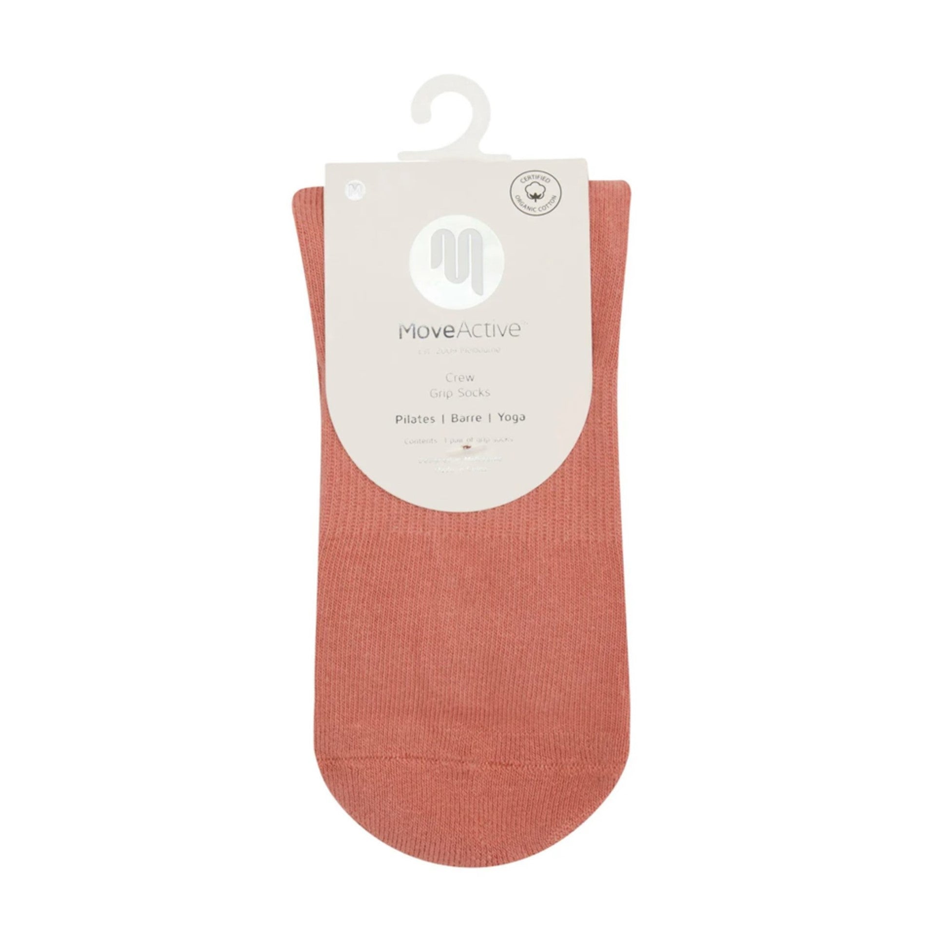 Crew Grip Socks - Crimson Crab (Barre / Pilates)