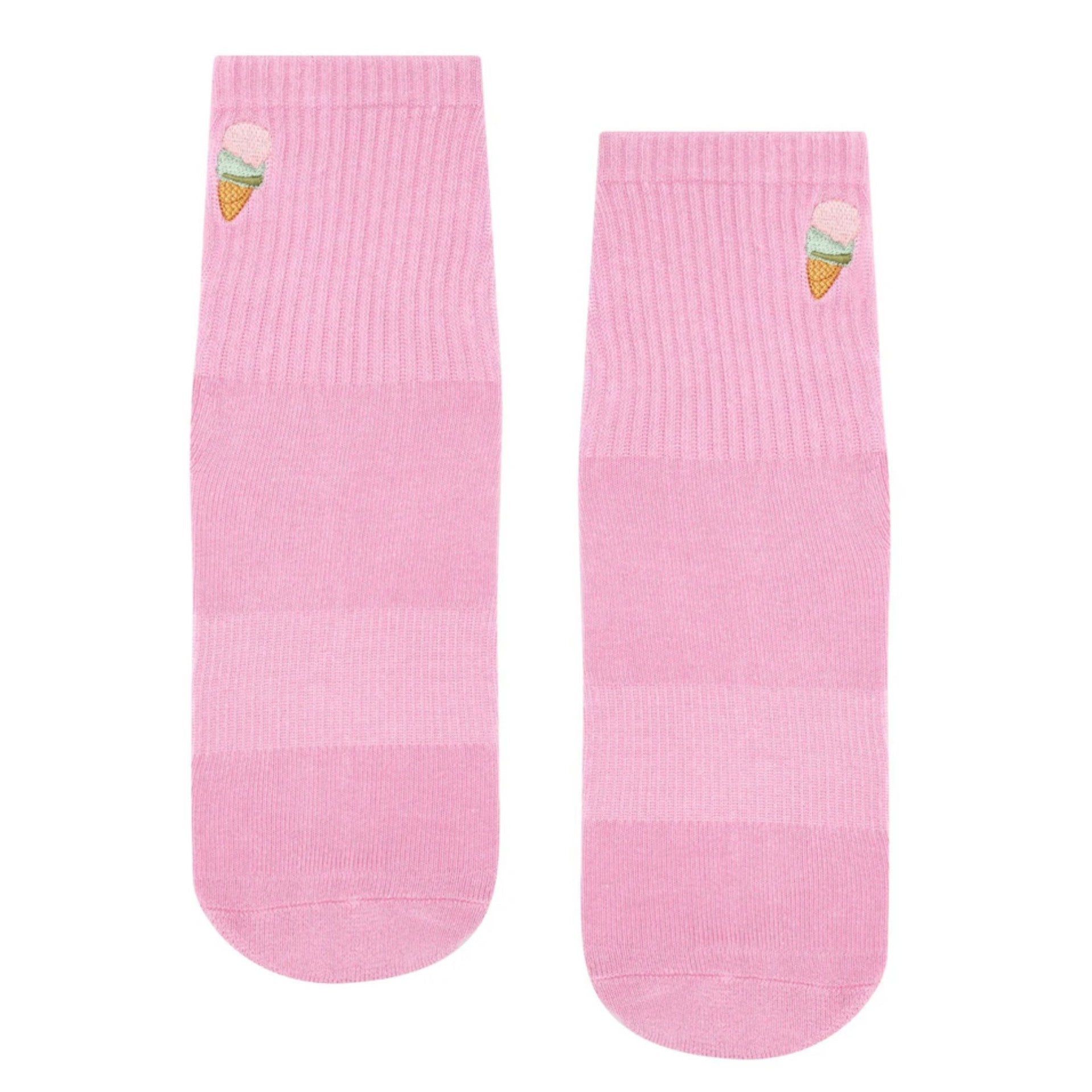 Crew Grip Socks - Pink Gelato (Barre / Pilates)