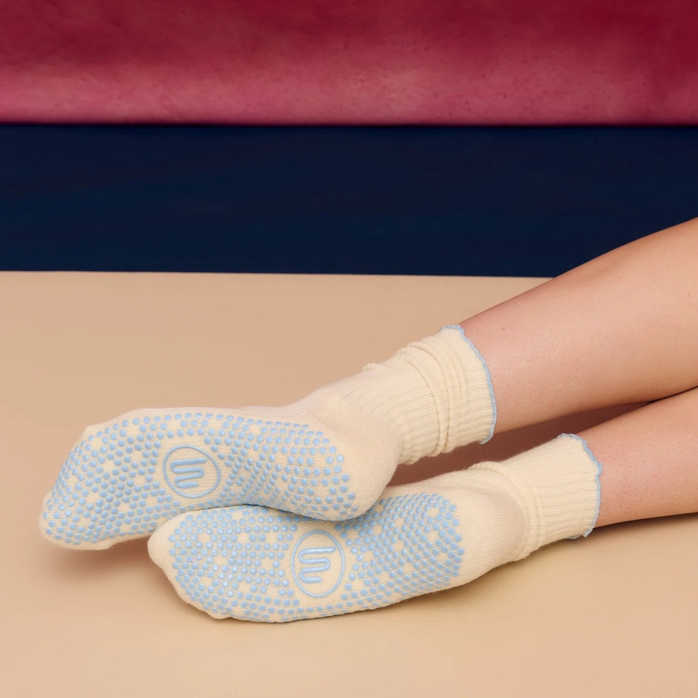 Crew Grip Socks - Vintage Frill (Barre / Pilates)