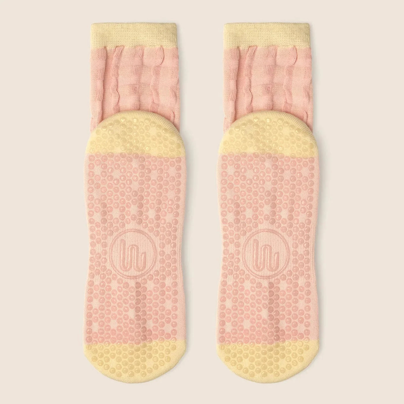 Crew Grip Socks - Gingham (Barre / Pilates)