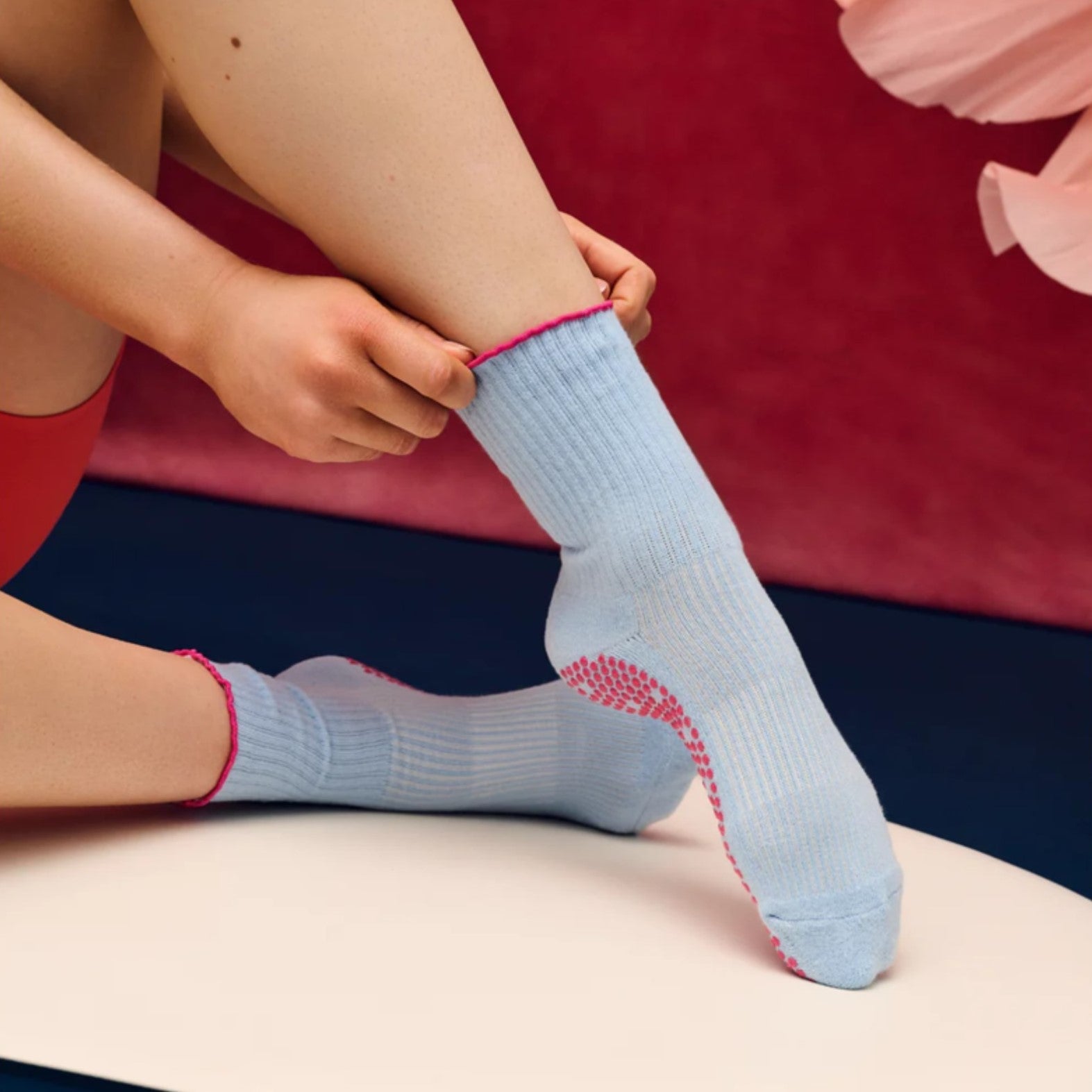 Crew Grip Socks - Vintage Frill (Barre / Pilates)