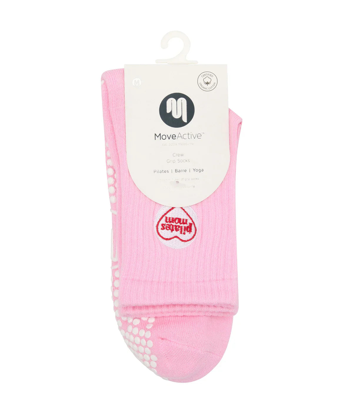 Crew Grip Socks - Pilates Mom  (Barre / Pilates)