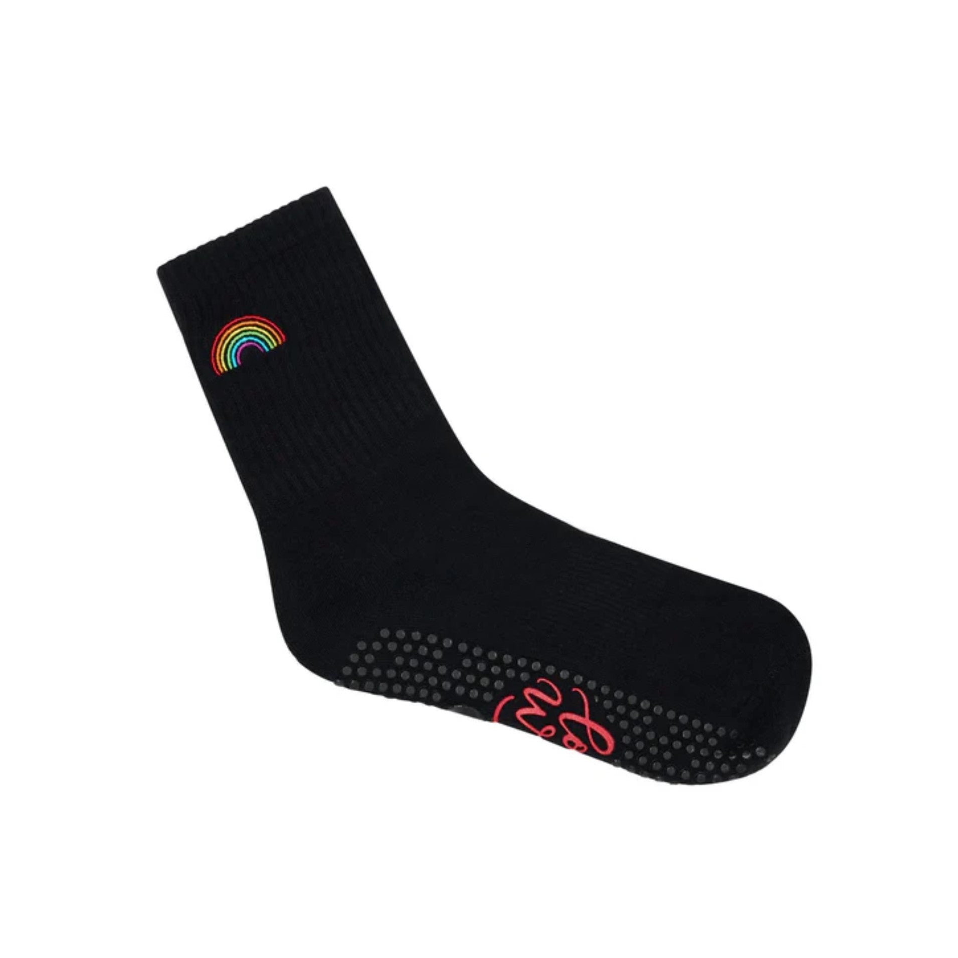 Crew Grip Socks - Rainbow Quarter (Barre / Pilates)