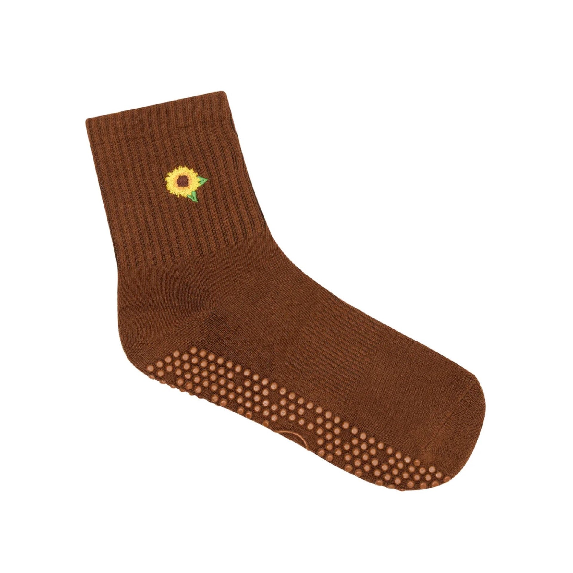 Crew Grip Socks - Sunflower Fields (Barre / Pilates)