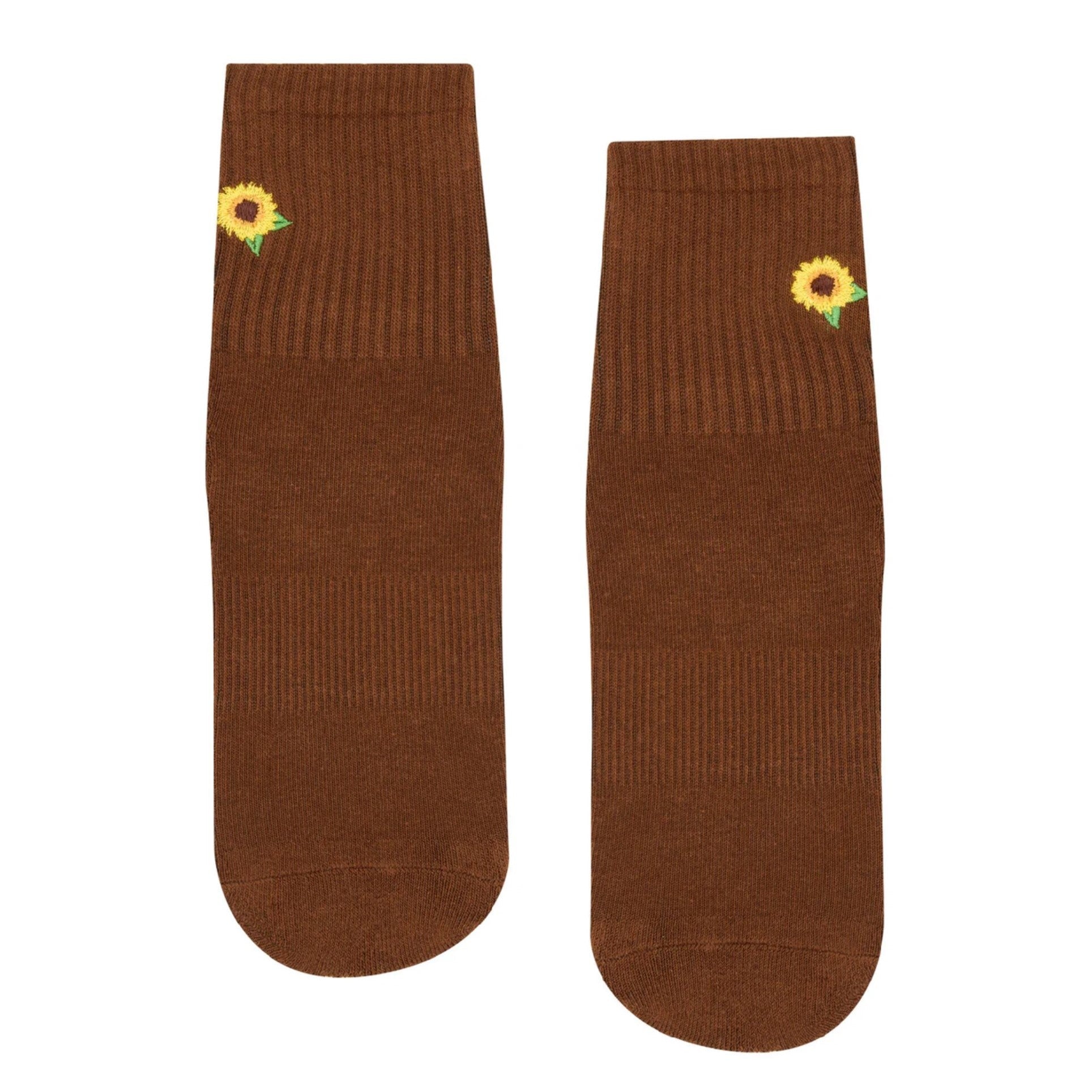 Crew Grip Socks - Sunflower Fields (Barre / Pilates)