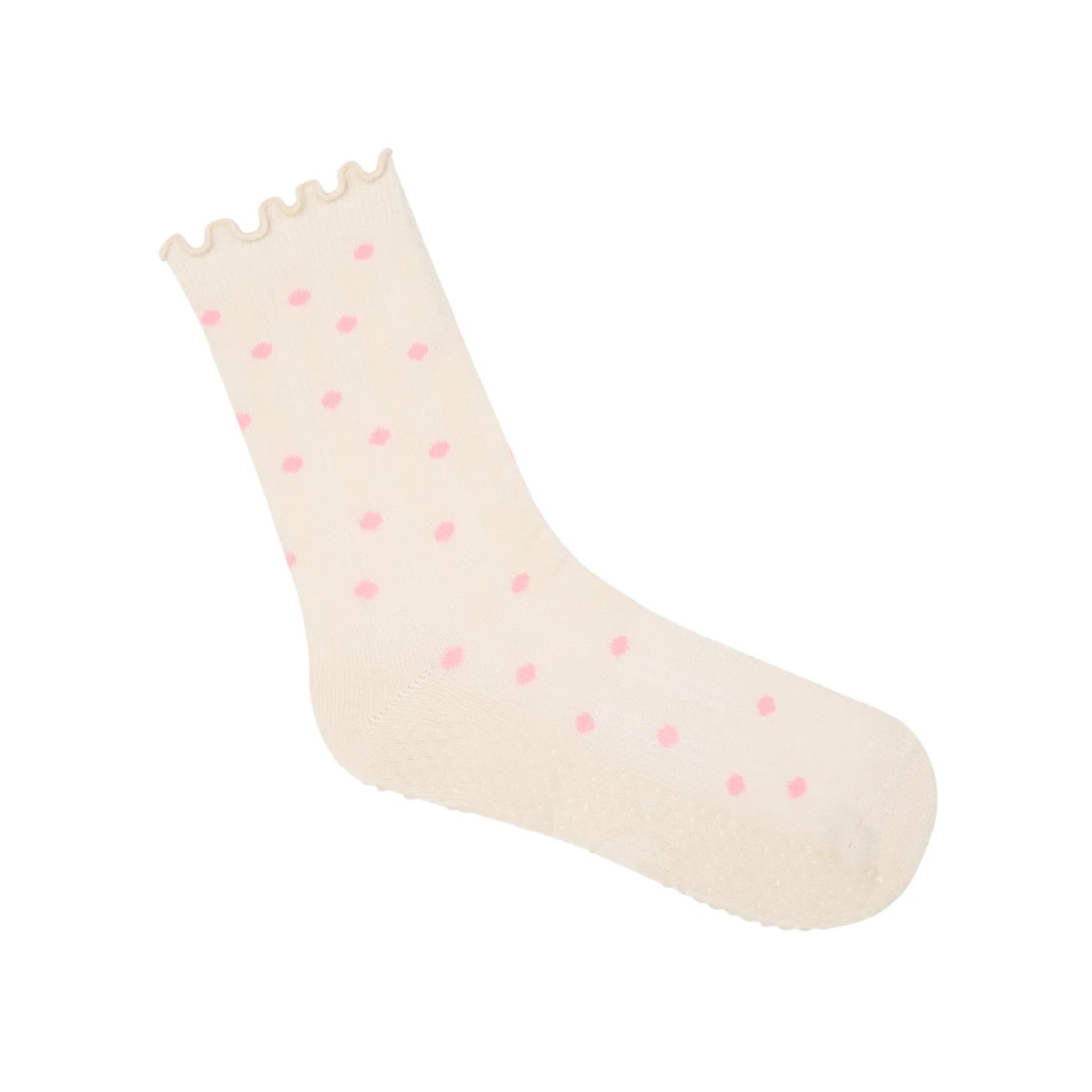Crew Grip Socks - Ruffle Spots (Barre / Pilates)