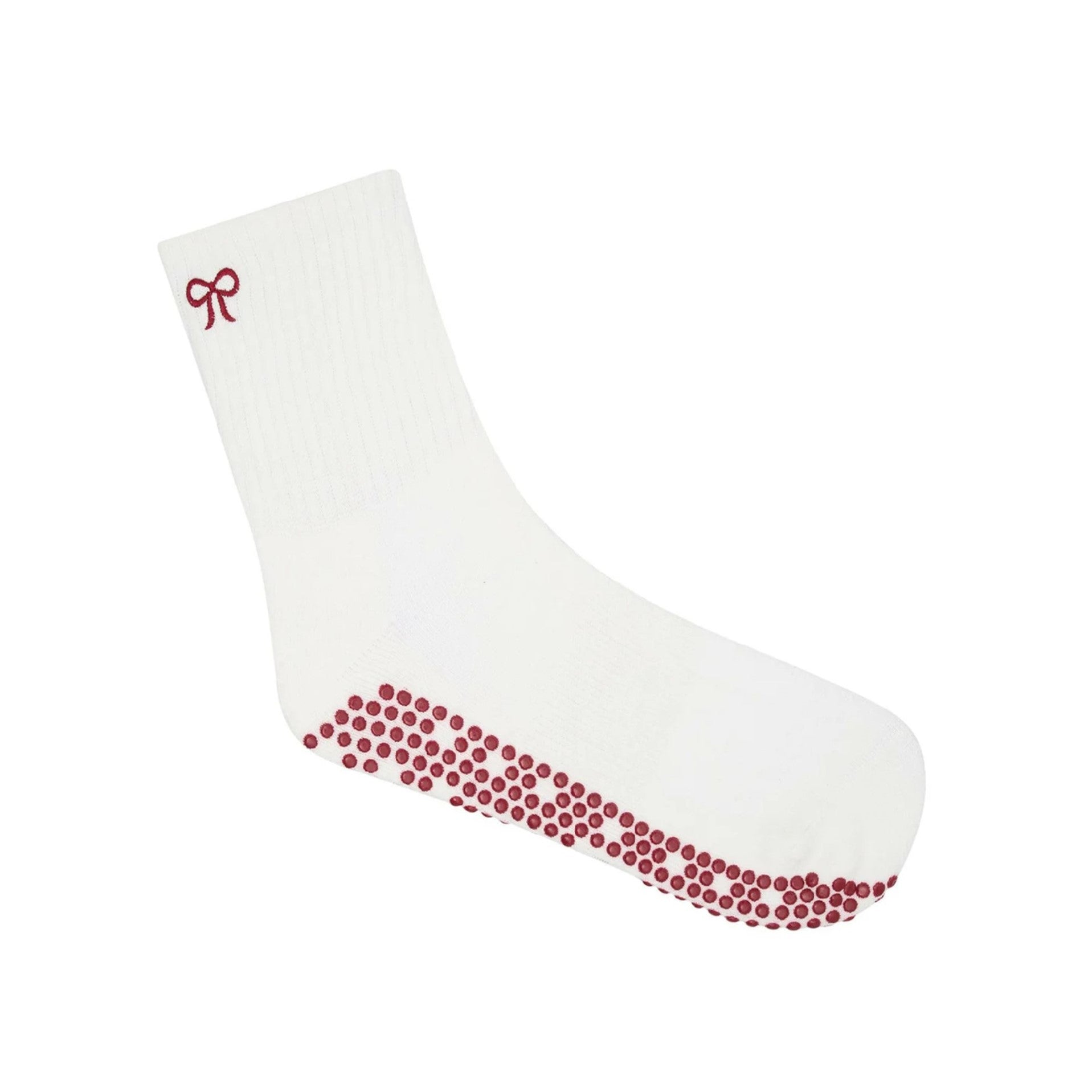 Crew Grip Socks - Whimsy Bow (Barre / Pilates)
