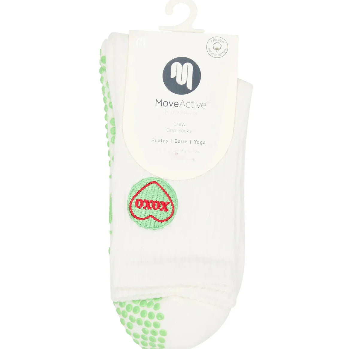 Crew Grip Socks - XOXO (Barre / Pilates)