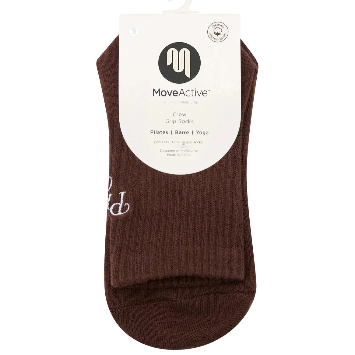 Pilates Club Crew Grip Socks - (Barre / Pilates)