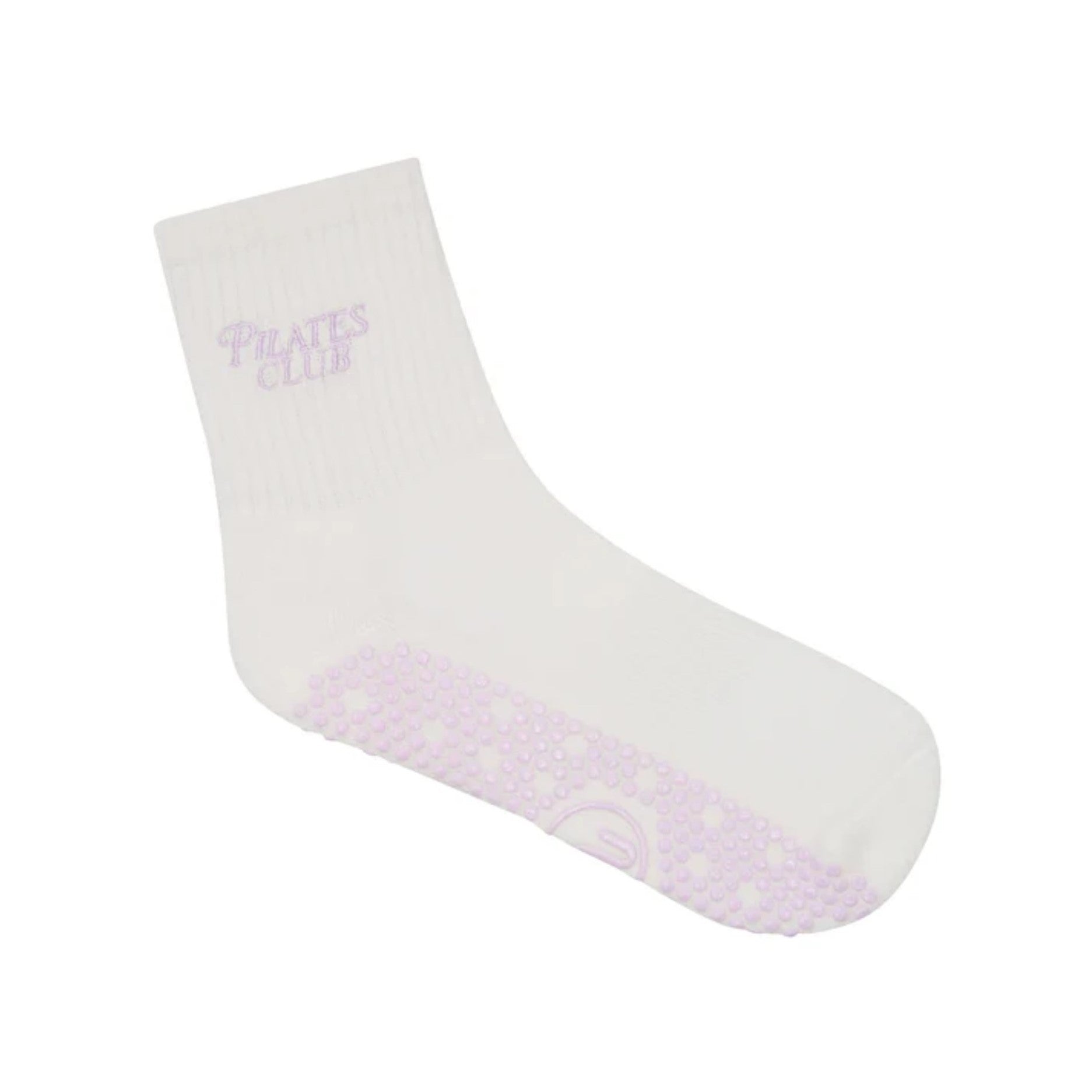Pilates Club Crew Grip Socks - (Barre / Pilates)