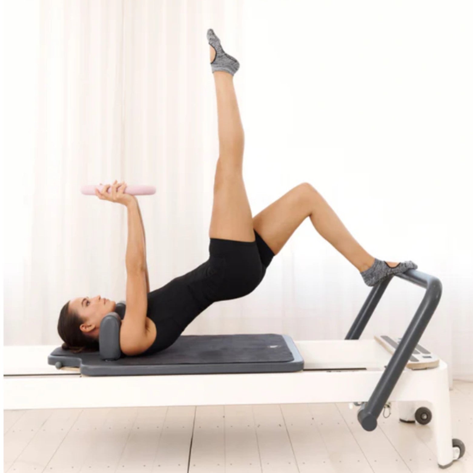 Slide On Grip Socks - Monochrome Marle (Barre / Pilates)