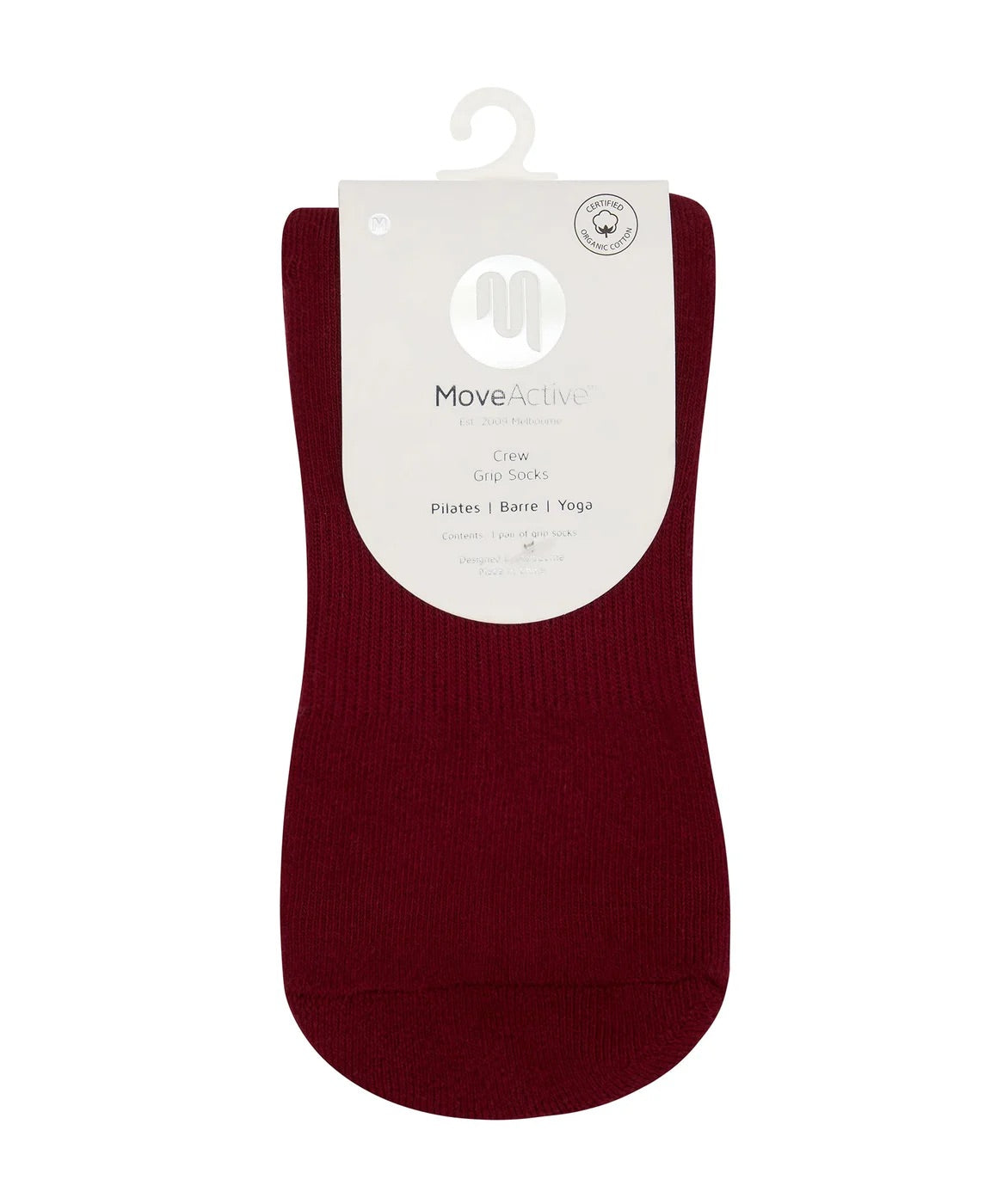 Crew Grip Socks - Crimson Dream (Barre / Pilates)