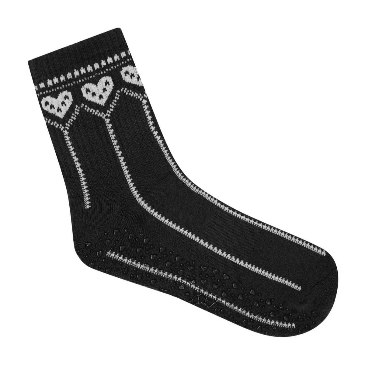 Crew Grip Socks - Alpine Heart (Barre / Pilates)