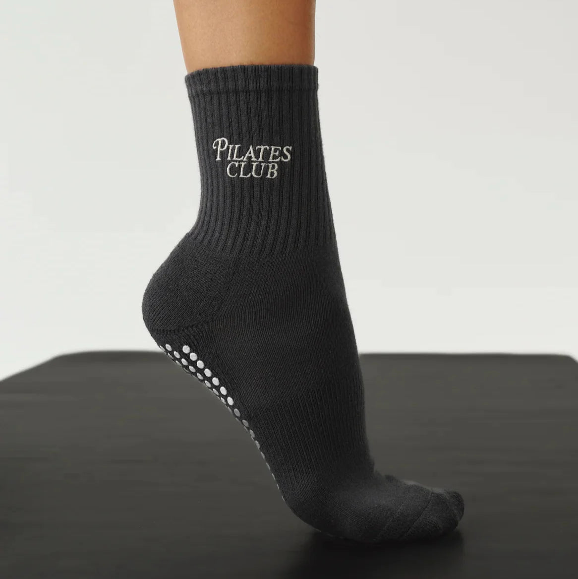 Pilates Club Crew Grip Socks - (Barre / Pilates)