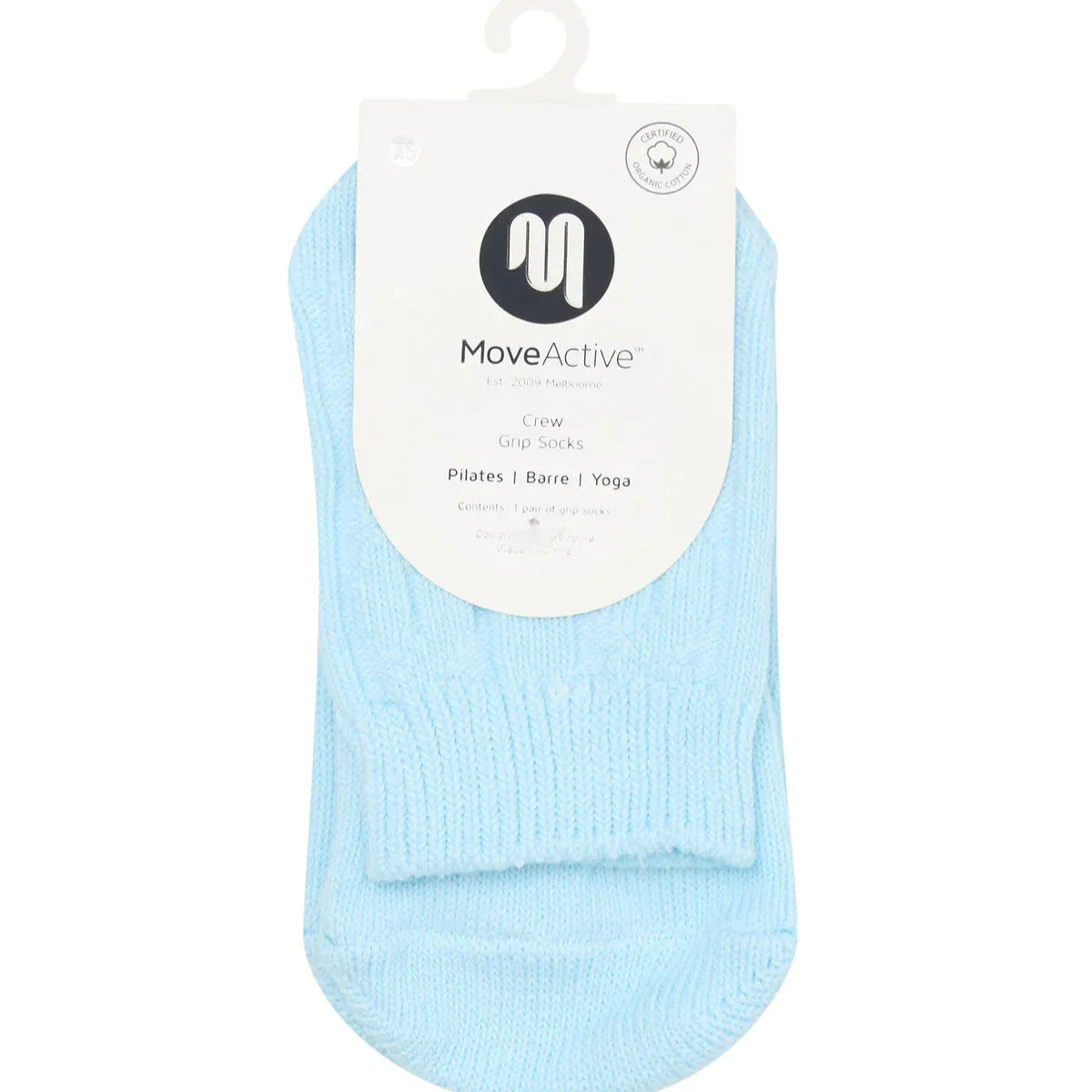 Crew Grip Socks - Cable Knit (Barre / Pilates)