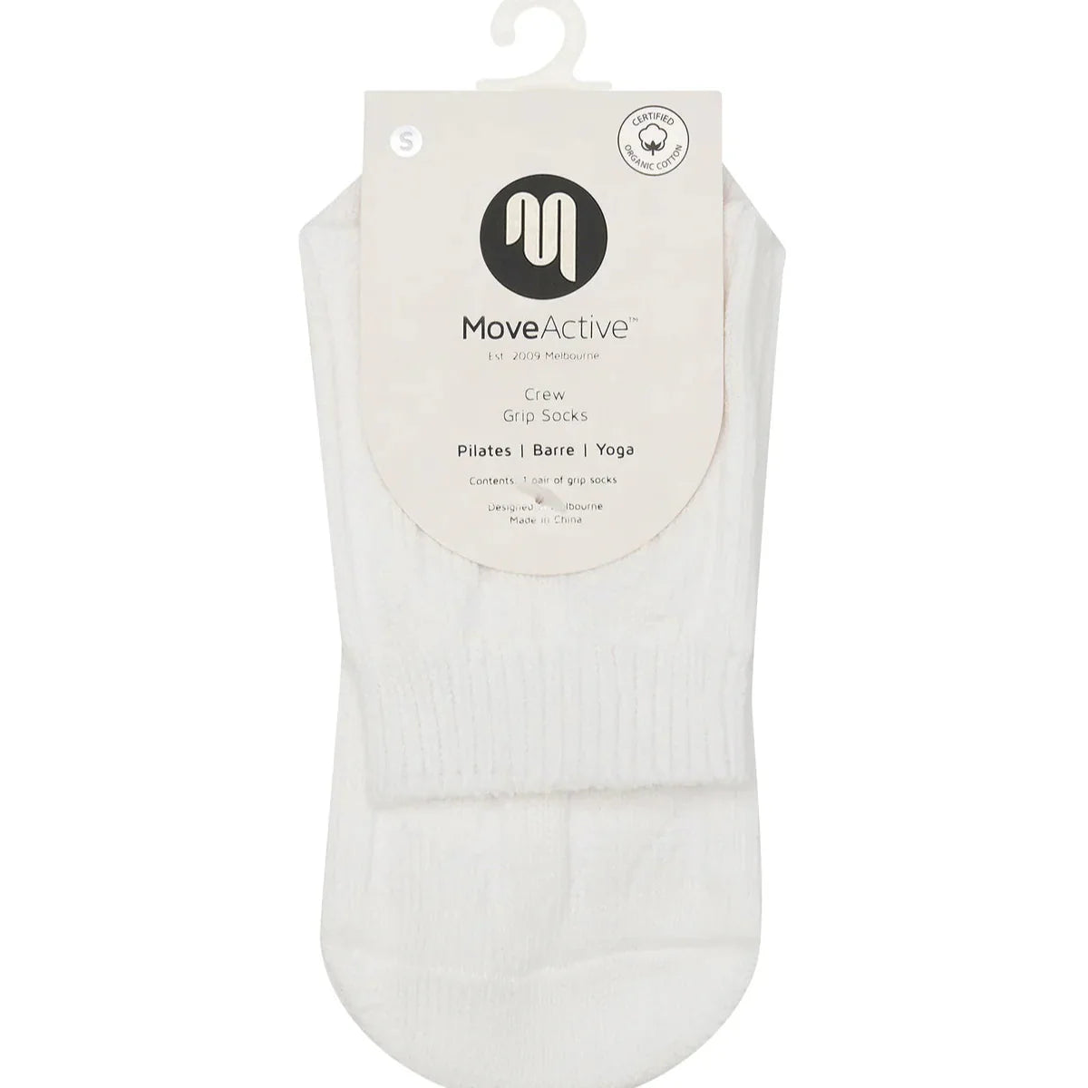 Crew Grip Socks - Cable Knit (Barre / Pilates)
