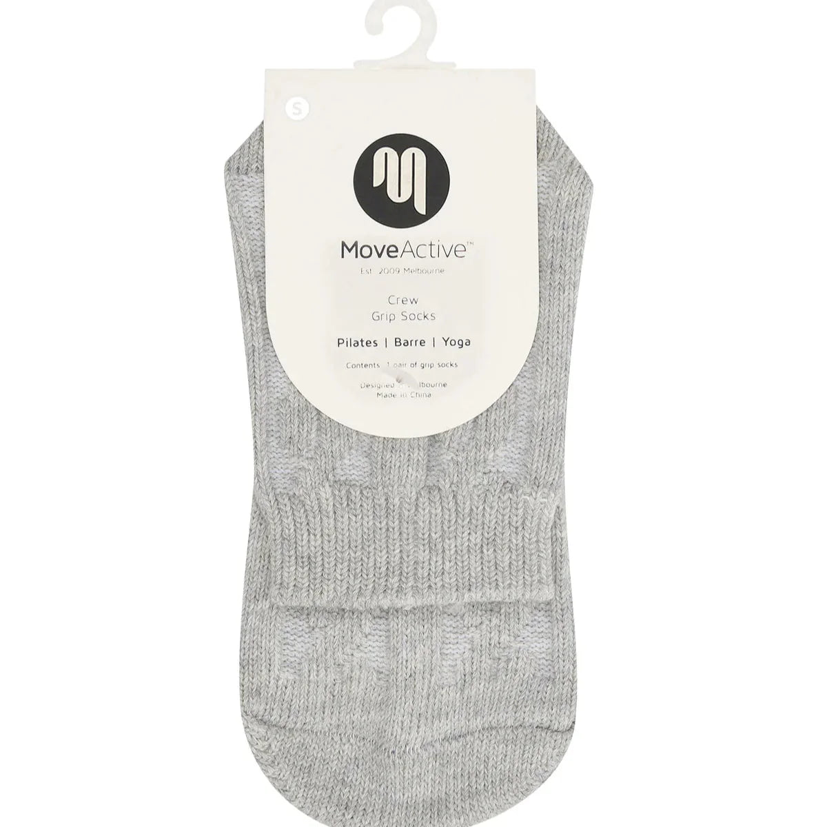 Crew Grip Socks - Cable Knit (Barre / Pilates)