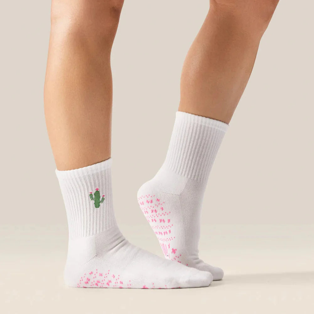 Crew Grip Socks - Señorita Spike (Barre / Pilates)