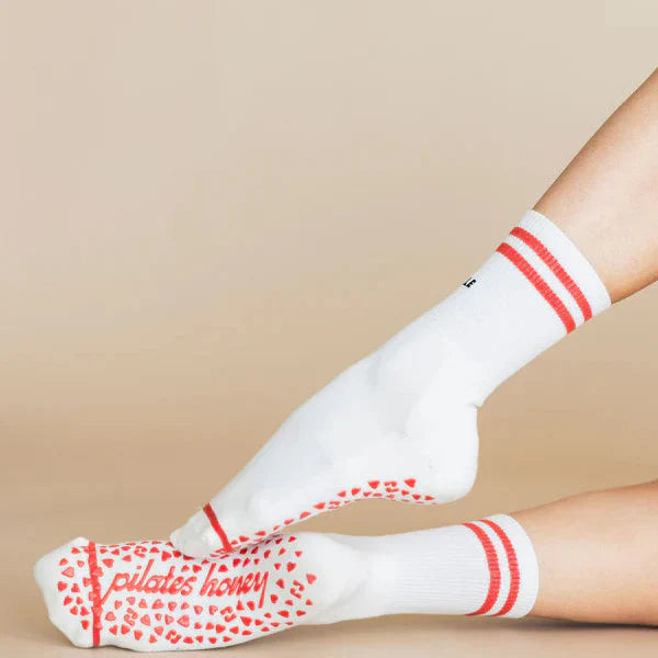 Just Breathe Crew - Crew Grip Sock (Barre / Pilates)