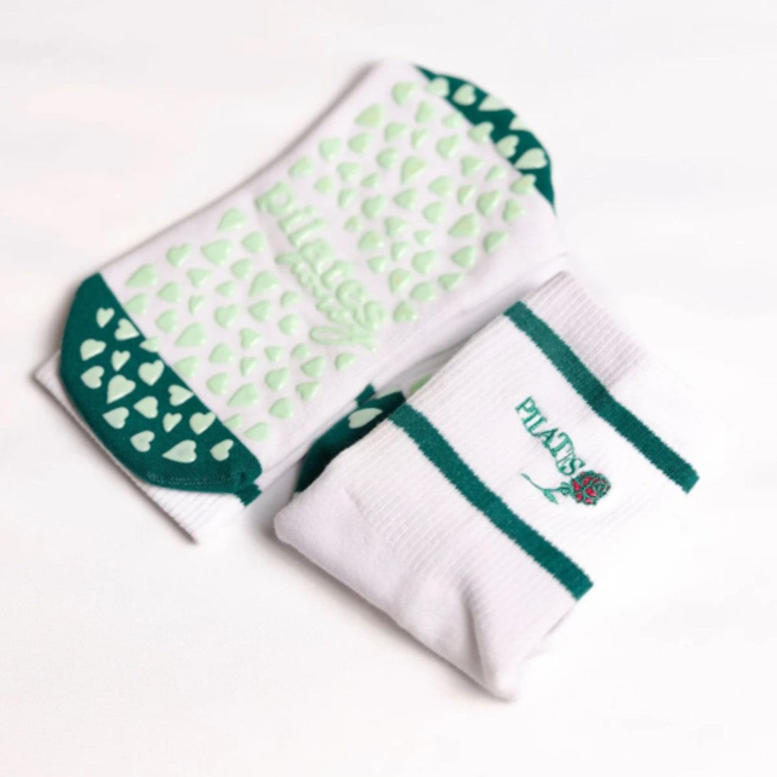 Kissed By A Rose - Crew Grip Sock (Barre / Pilates)