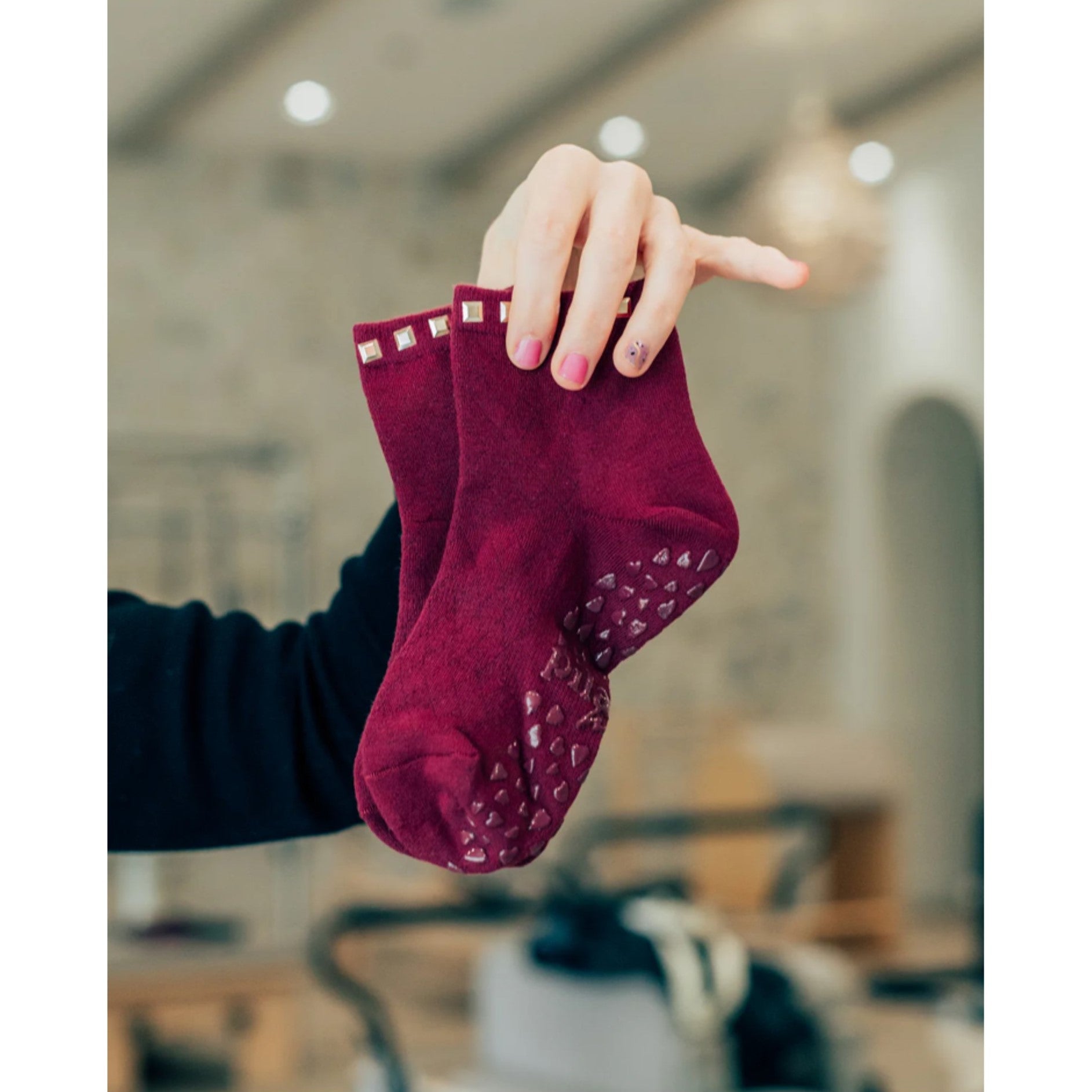 Studded Ankle - Grip Sock (Barre / Pilates)