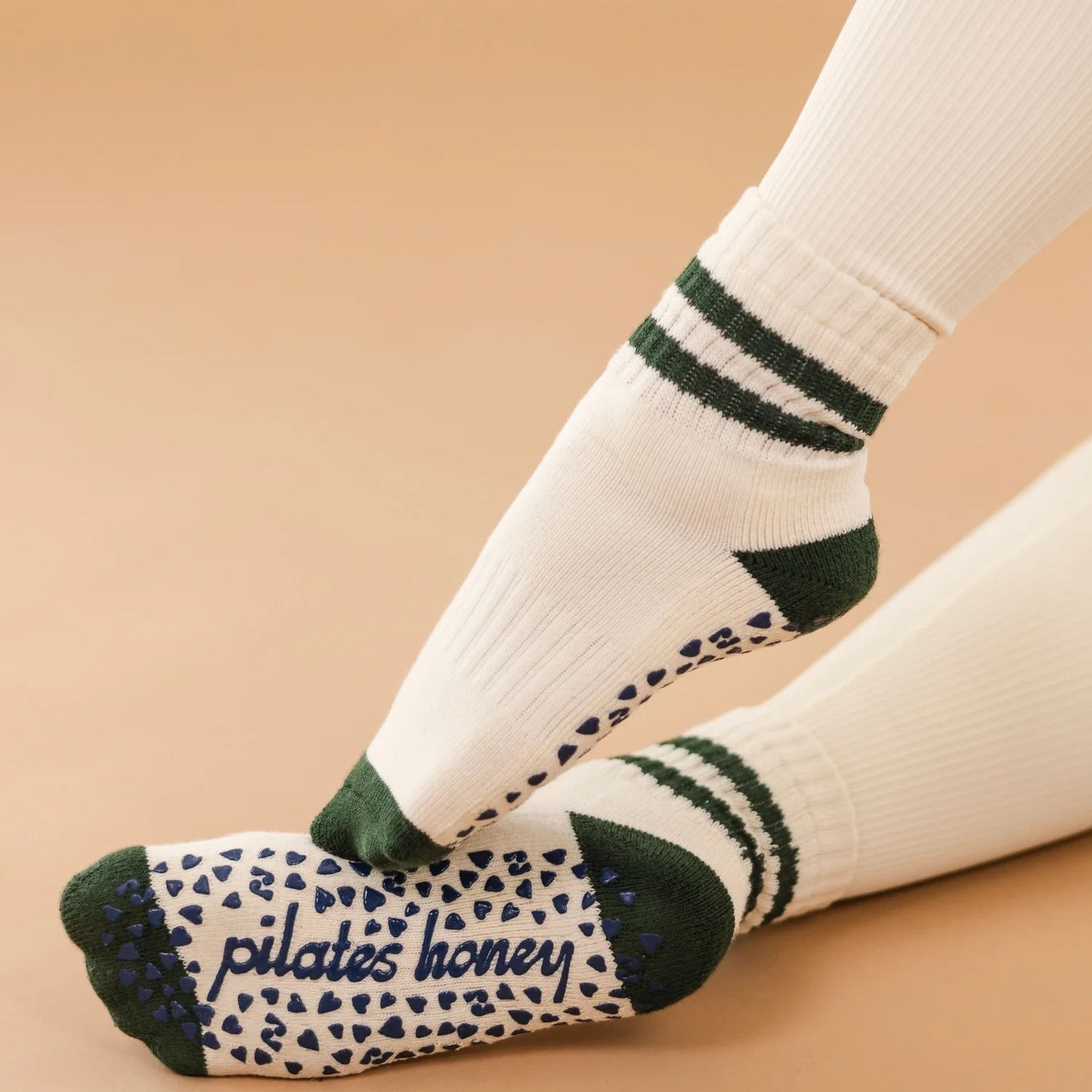 Vintage Short Crew - Grip Sock (Barre / Pilates)