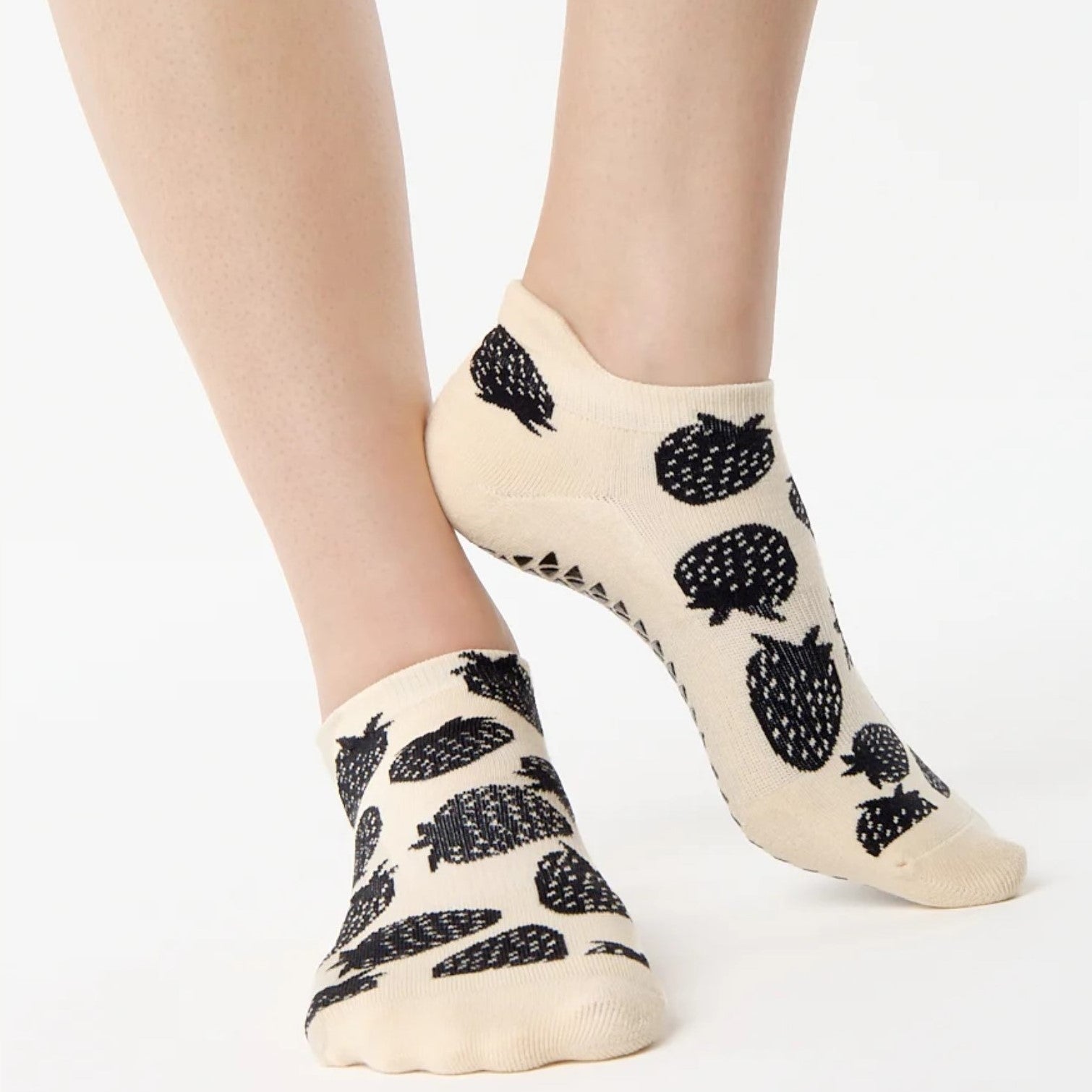 Berry Grip Socks - Barre/Pilates