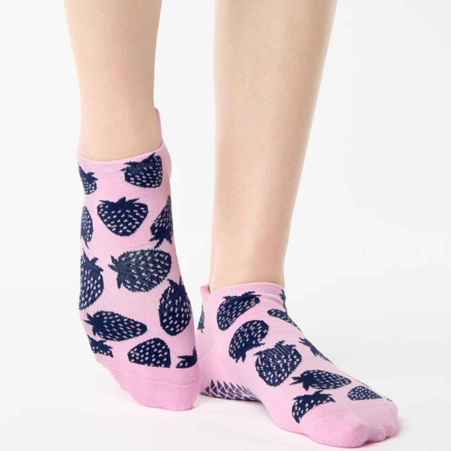 Berry Grip Socks - Barre/Pilates