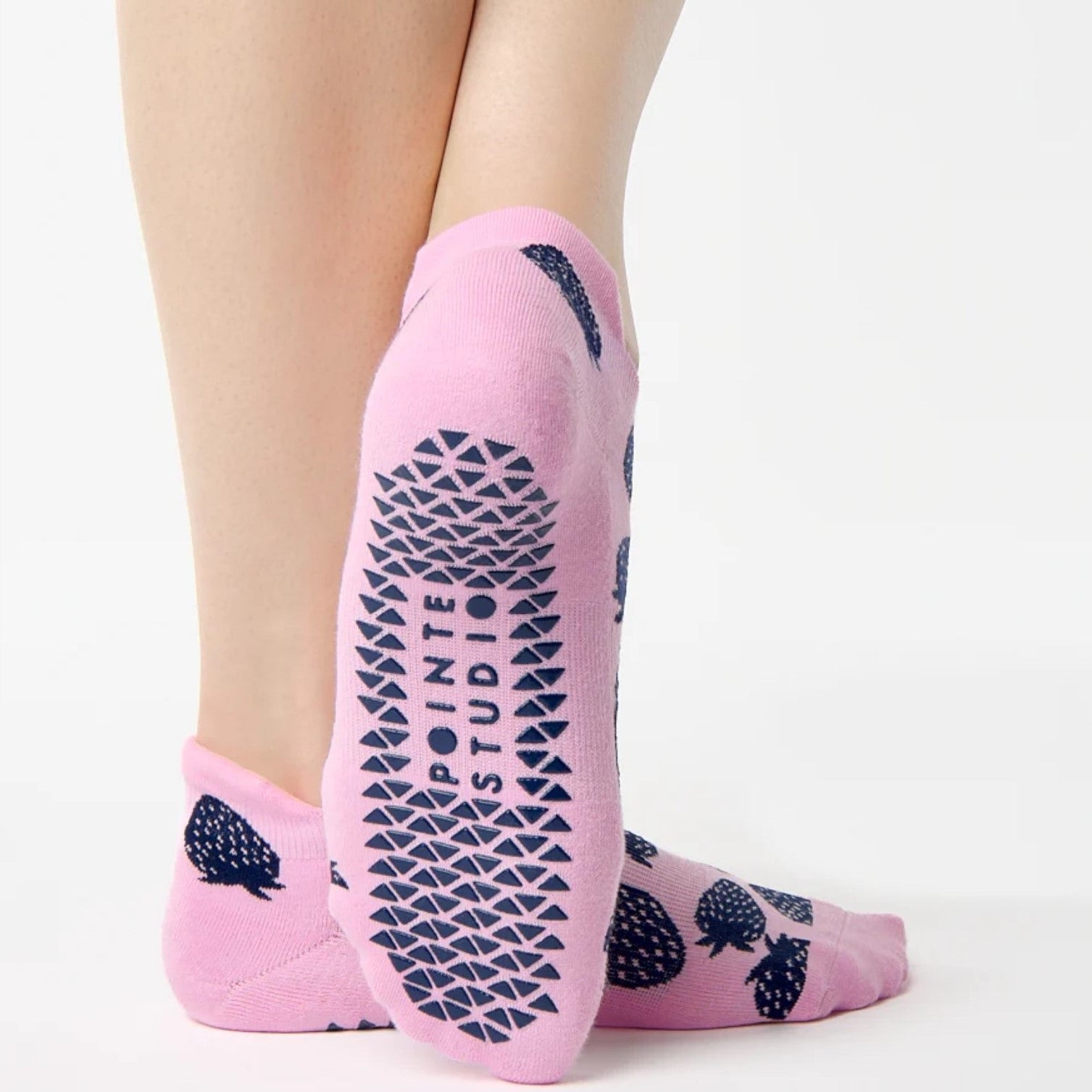 Berry Grip Socks - Barre/Pilates