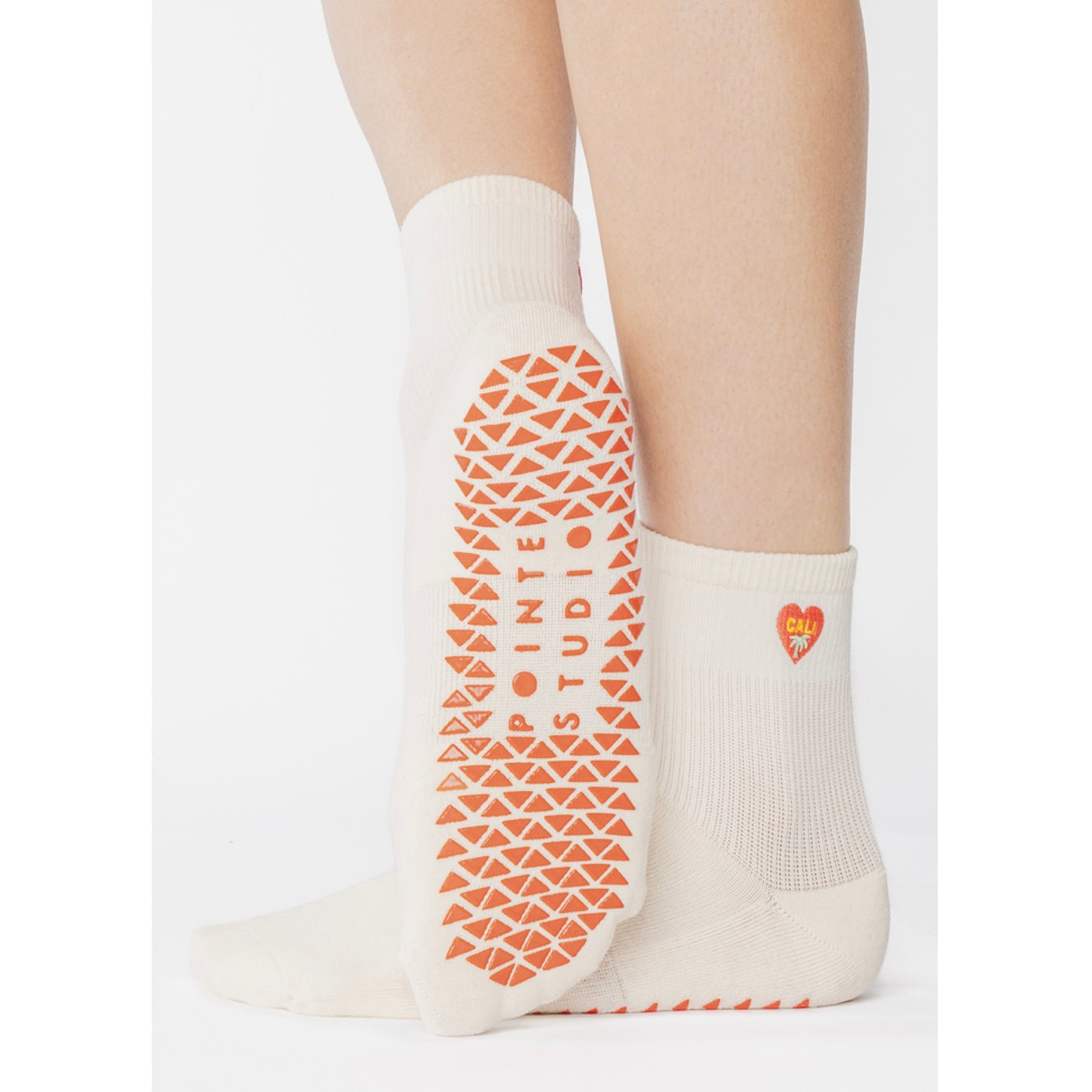 Cali Ankle Grip Socks - (Barre/Pilates)