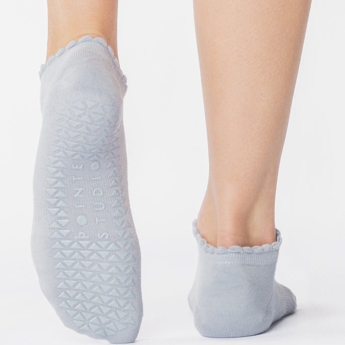 Cherry Full Foot Grip Socks  (Barre/Pilates)