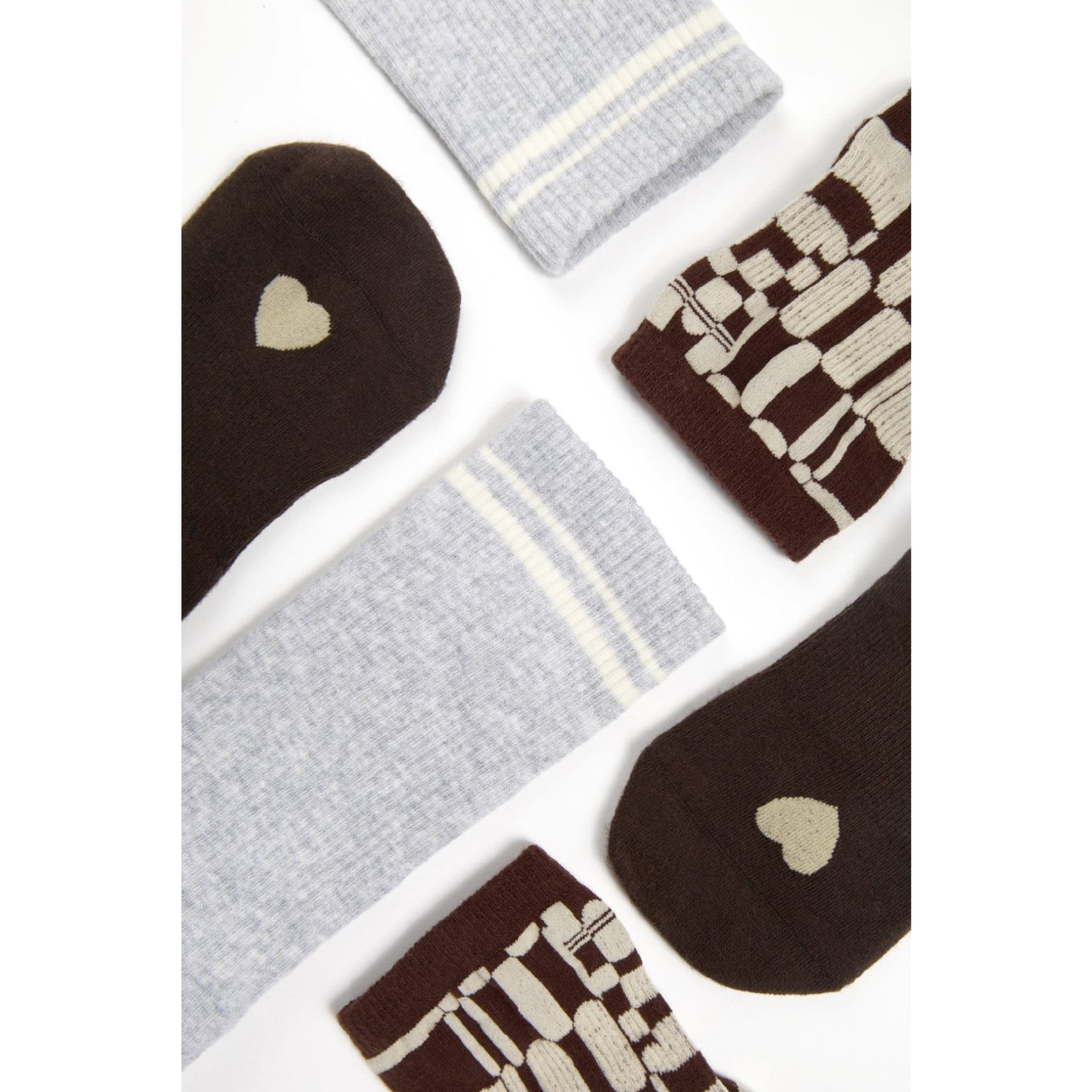 The Hot Chocolate Gift Pack - Set of 3 Grip Socks (Barre / Pilates)