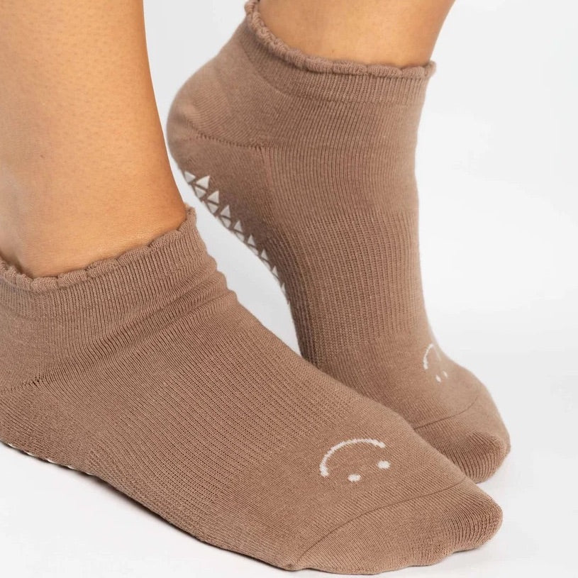 Happy Grip Socks - Nougat (Barre/Pilates)
