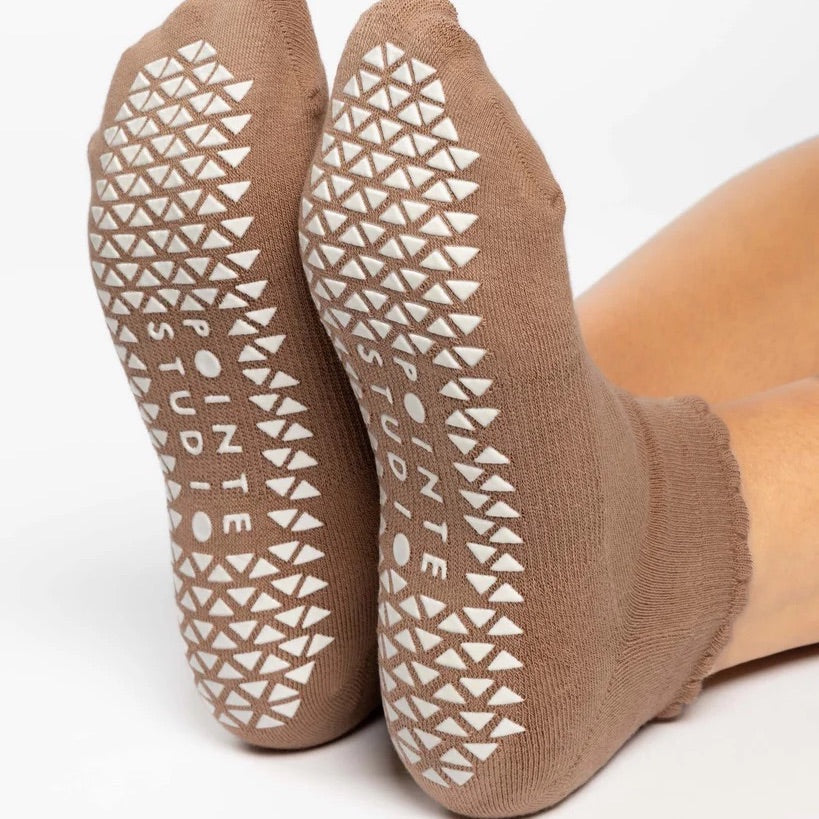 Happy Grip Socks - Nougat (Barre/Pilates)