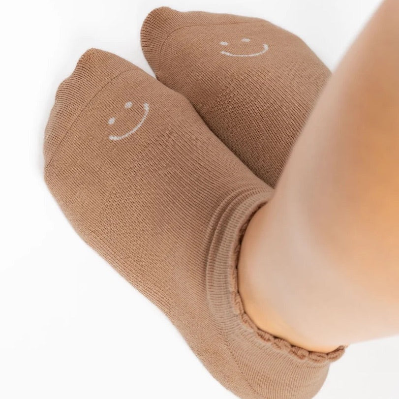 Happy Grip Socks - Nougat (Barre/Pilates)