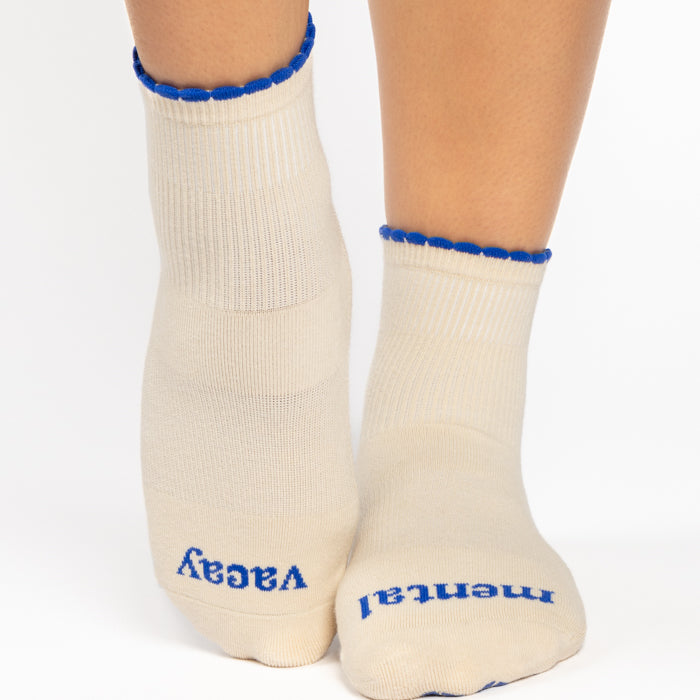 Mental Vacay Ankle Grip Socks
